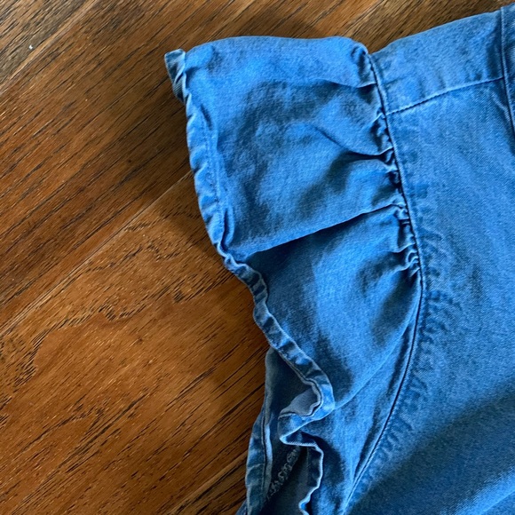 Gap Denim Cap Sleeve Top - Picture 3 of 4